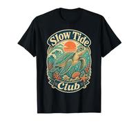 Sea Turtle Slow Tide Club Cute Creatures T-Shirt