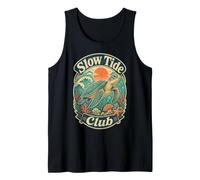 Sea Turtle Slow Tide Club Cute Creatures Tank Top