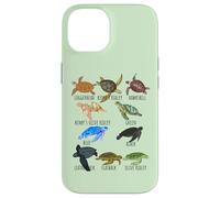 Sea Turtle Species Guide Ocean Underwater Lover Marine Life Case for iPhone 14