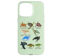 Sea Turtle Species Guide Ocean Underwater Lover Marine Life Case for iPhone 15 Pro Max