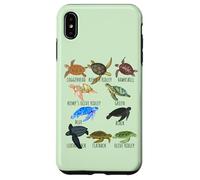 Sea Turtle Species Guide Ocean Underwater Lover Marine Life Case for iPhone XS Max