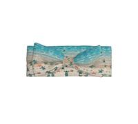 Sea Turtle Starfish Baby bow headband, a hair accessory for newborns and infants, suitable for babies 0-6 months old