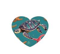 Sea Turtle Starfish Pattern Printing 10 Pcs Car Air Freshener Fragrant Sheets,Car Hanging Accessories With Strings For Decor