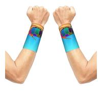 Sea Turtle Stretch Wrist Support Wristband, Breathable Sports Wrist Wrap, Elastic Wristbands For Basketball Tennis Gym