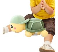 Sea Turtle Stuffed Animal - Cute Plush Turtle Toy with Hat | Soft Skin-Friendly Doll Figure for Baby Shower, Beach Theme Nursery Decor, Travel Buddy, Bedtime Snuggles, Kids Companion