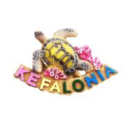 Sea Turtle Style Kefalonia Greece Fridge Magnet Souvenir Gift Resin Craft Collection
