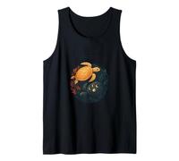 Sea Turtle Sun Moon Ocean Marine Life Art Tank Top