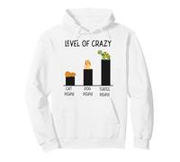 Sea Turtle Tortoise Level Of Crazy Cat People Dog People Pullover Hoodie