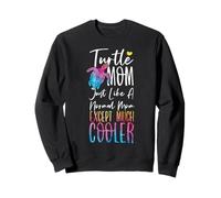 Sea Turtle Tortoise Mom Turtle Mom Just Like A Normal Mom Sweatshirt
