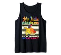 Sea Turtle Tortoise My Turtle is Harmless It's Me You Should Tank Top