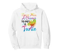Sea Turtle Tortoise Never Miss A Chance To Pet A Turtle Pullover Hoodie