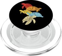 Sea Turtle Tortoise Retro Vintage PopSockets PopGrip for MagSafe
