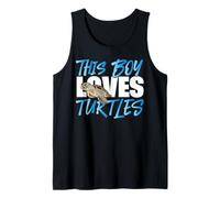 Sea Turtle Tortoise This Boy Loves Turtles Tank Top