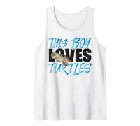 Sea Turtle Tortoise This Boy Loves Turtles Tank Top