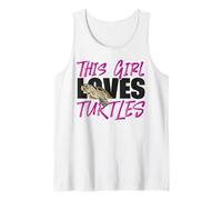 Sea Turtle Tortoise This Girl Loves Turtles Tank Top