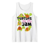 Sea Turtle Tortoise Turtles are My Jam Tank Top