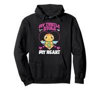 Sea Turtle Tortoise Valentines Day My Turtle Stole My Heart Pullover Hoodie