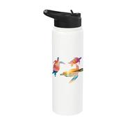 Sea Turtle Tropical Sunset Ocean Hawaii Hawaiian Island Stainless Steel Insulated Water Bottle