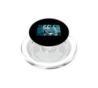 SEA TURTLE TURQUOISE DIVING OCEAN PopSockets PopGrip for MagSafe