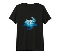 Sea Turtle Under The Sea Beach Ocean Marine Biologist Premium T-Shirt