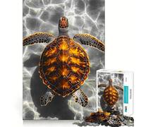 Sea Turtle Underwater 1000 Piece Jigsaw Puzzles for Teenagers Jigsaw Logic Train Toy Stress Relief Smooth Cut Memorable Gift (38x26cm)