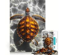 Sea Turtle Underwater 1000 Piece Jigsaws for Teenagers Puzzle Mental Toy Peaceful Time Premium Cut Artistic Gift (50x75cm)