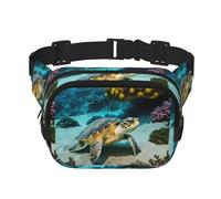 Sea Turtle Unisex Fashion Waist Packs, Stylish Fanny Packs for Workouts, Running, Traveling, and Hiking