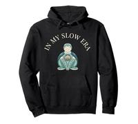 Sea Turtle Yoga Meditation In My Slow Era Pullover Hoodie