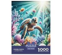 Sea Turtle1000 Piece Jigsaw Puzzles for Adults Family Game The Underwater WorldFun And Challenging for Home Decoration Great Gift Idea70x50cm/1000pcs