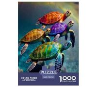 Sea Turtle1000 Pieces Jigsaw Puzzles for Adults And Kids Educational Games AdventureFun And Challenging for Home Decoration Great Gift Idea70x50cm/1000pcs