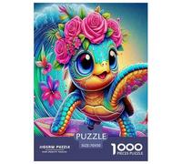 Sea Turtle1000Piece JigsawPuzzlesMarine Life Turtle ForAdult Colourful LargePiecePuzzles Age12+byth Challenging The Impossible Difficult Game Brainteasing Adults Jigsaw Puzzle 70x50cm/1000pcs