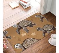 (Sea Turtles) 40 X 60 Cm Outdoor Indoor Doormat Non-Slip Welcome Mat For Entryway Home And Office All Weather Washable Rug