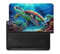 Sea Turtles Diamond Painting Passport Cover Protector Rfid Blocking Passport Holder Id Card Holder Secure Travel Wallet Organizer for Passport Tickets Credit Cards, style, One Size