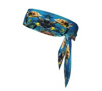 Sea Turtles Double-Sided Sport Head Tie,Adjustable Sports Headband for Men' S Active Lifestyle