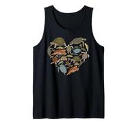 Sea Turtles Heart Ocean Animals Marine Biologists Tank Top