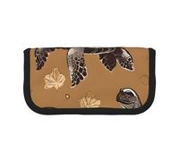 Sea Turtles Large Capacity Canvas Pencil Case, Sturdy and Durable, Easy to Store in an Orderly Manner