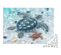 Sea Turtles on Sand1000 Piece Jigsaw Puzzle for Adults Recycled Paper Great Gift Idea 70x50cm/1000pcs