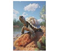 Sea Turtles Wooden Jigsaw Puzzles 1000 Piece Puzzle For Adults. Challenging To Complete But Fun And Humorous Jigsaws 78×53cm