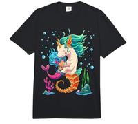 Sea Unicorn Mermaid Friends Mermicorn Magical Cute Girls Comfort Colors Adult Heavyweight T-Shirt