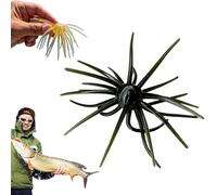 Sea Urchin Bait, Soft Simulation Sea Urchin Bait, Artificial Squirm Fuzzy Dice Fishings Soft Lure Baits Accessories, Effective Hook Baits for Trout Catfish Saltwater Casting Angling