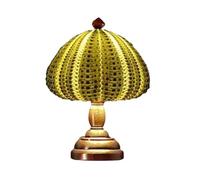 Sea Urchin Night - Acrylic Shell Lamp with LED Glow | Ambient Themed Light | Creative Desk Decoration for Bedroom, Children's Room, Home, Coastal Decoration,