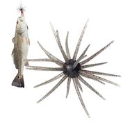 Sea Urchin | Soft Artificial Floating Bait | Silicone Bar Lures | Saltwater Fishing Lake River Shore Pond Wharf Sea Crappy Perch for Men