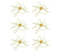 Sea Urchin Soft Bait 100 PCS Soft Baits Slow Sinking Bright Color Saltwater Freshwater Dice Shaped Lures Trout for Saltwater Freshwater(Yellow,S)