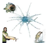 Sea Urchin Soft Fishing Lures Kit for Tournament Bass Anglers, Realistic Skirted Swimbaits for Kayak Fishing, Durable Silicone Artificial Baits for River and Stream Enthusiasts, Gift for Anglers