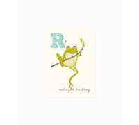 Sea Urchin Studio - R is for Red-Eye Frog - ABC Alphabet Wall Art for Kids