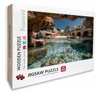 Sea View Wooden Jigsaw Puzzles 70x41in, Architecture Jigsaw Puzzles 6000 Pieces for Adults with Box, Educational Challenging Game, Back Lettering Easy to Distinguish, Summer Gifts, Home Decor, 2-4781