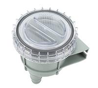 Sea Water Strainer, Strong Power Transparent Shell Multi Size Joints Powerful Filter Marine Water Intake Strainer for Hydraulic Coolers