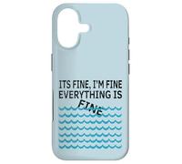 Sea Waves Falling I'm Fine, Its Fine Everything Is Fine Okay Case for iPhone 17