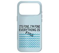 Sea Waves Falling I'm Fine, Its Fine Everything Is Fine Okay Case for iPhone 17 Pro Max