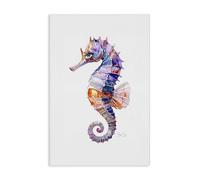 'Sea Whisper Seahorse'| Canvas Art